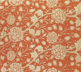 Tulip wallpaper design, 1875